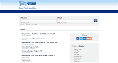 Desktop Screenshot of nestleusa.jobs